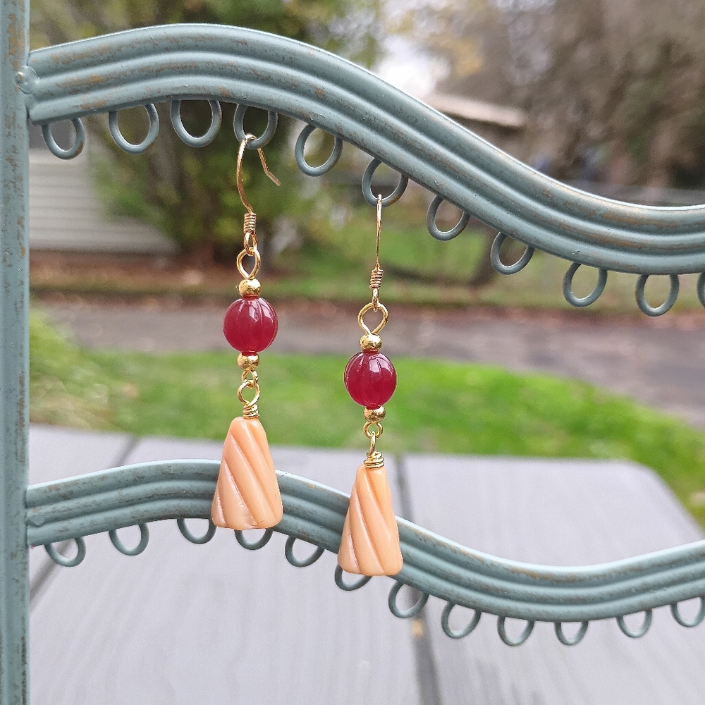 Vintage Glass Earrings